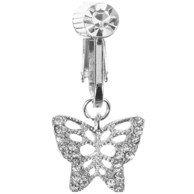 Fake Belly Button Ring Clip Jewelry Clip-on Rings Piercings Navel