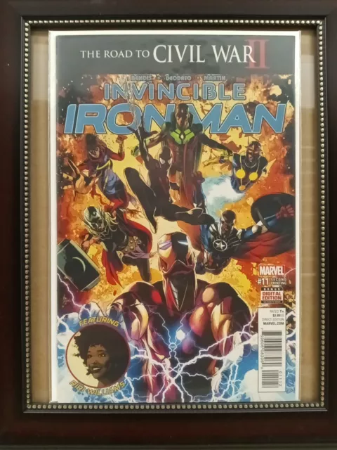 Invincible Iron Man #11 NM (2015), 2nd Print | Riri Williams | Ironheart. Nw79