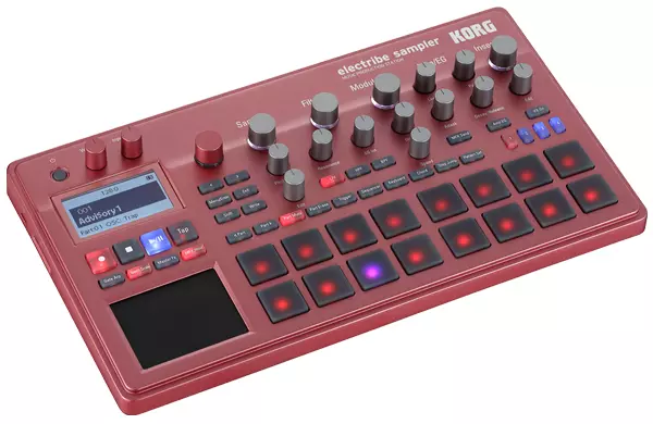 KORG ELECTRIBE2 RD Electribe Music Production Station Sampler Metallic Red Model