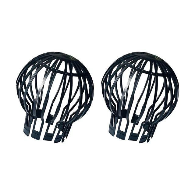 2 pz copertura filtro matrimonio ombrelli griglia di protezione foglie black