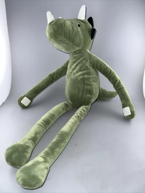 Pillowfort 23" Green Dino Throw Buddy Plush w/ Attachable Arms and Legs
