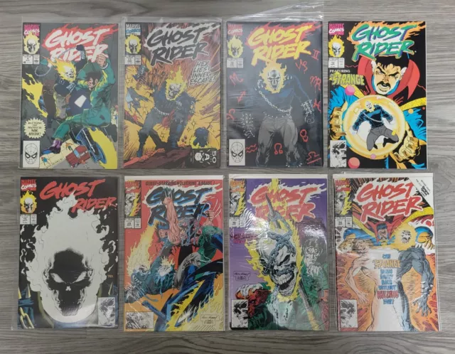 Ghost Rider Lot Of 8 Copper Age Marvel Comics-NM, Volume 2 Early Issues