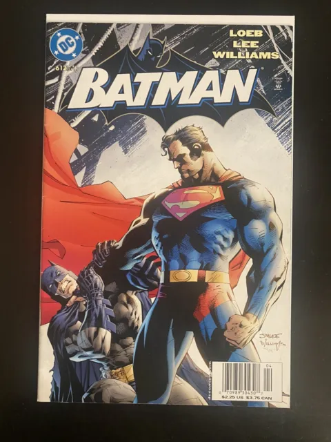 🔥 BATMAN #612 NEWSSTAND Jim Lee Iconic Cover Superman Hush Key 🔥VERY NICE
