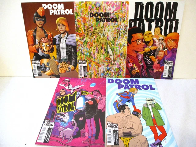 Doom Patrol #1 Young Animal - 5 Variant Cover Set - DC Comics 2016