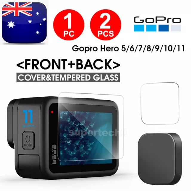 Screen Protector Cover Lens Cap For GoPro Hero 11 10 9 8 Black 7 6 Go Pro Camera