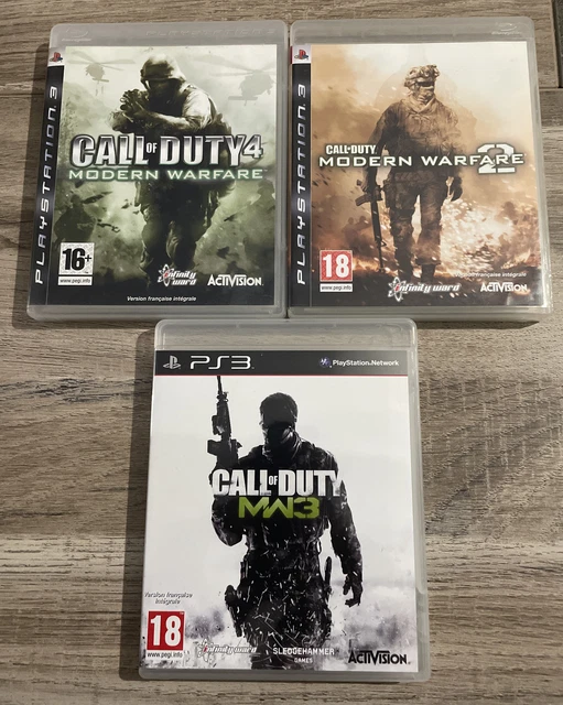 Call of Duty Modern Warfare 1/2/3 Playstation 3 PS3 Complet FR TBE