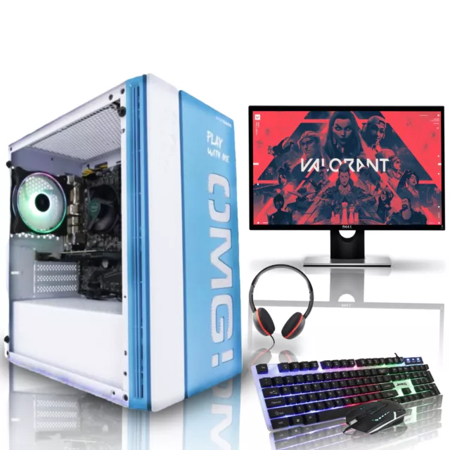 Gaming PC Bundle i7 i5 i3 Desktop Gaming Computer PC 16GB RAM RTX 3050 Windows10