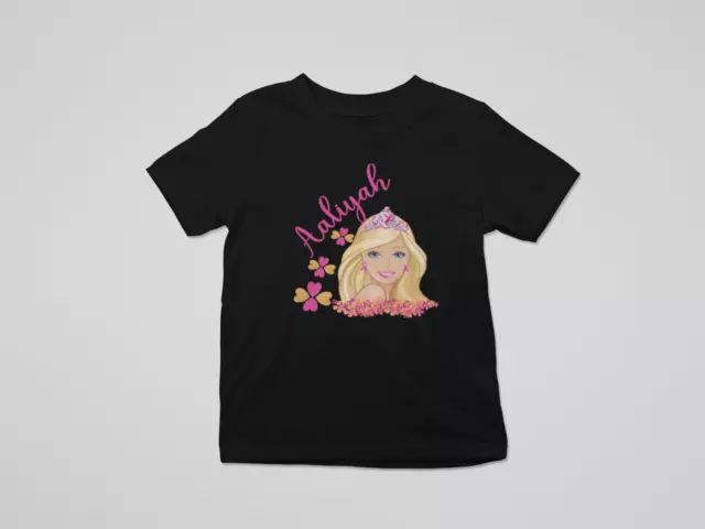 Girl’s Barbie T-shirt / Barbie Tee Gift T-shirt / Girls Tshirts Barbie Themed