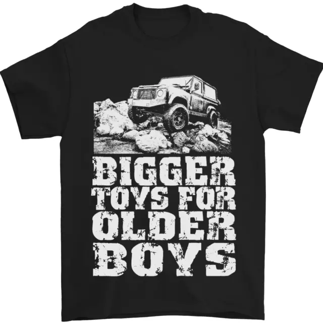 Bigger Toys Older Boys 4X4 Off Roading Mens T-Shirt 100% Cotton