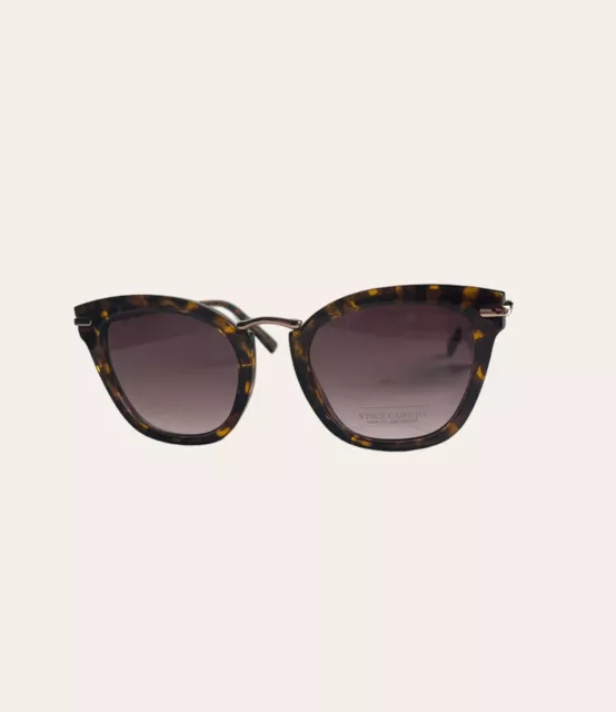 Vince Camuto Women Sunglasses VC 898 Brown Gold Tortoise Frame  NWT 100% UV