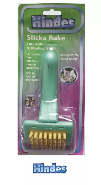 HINDES CAT DOG SOFT PIN Grooming&Moulting SLICKA RAKE Slicker Brush Coat Hair