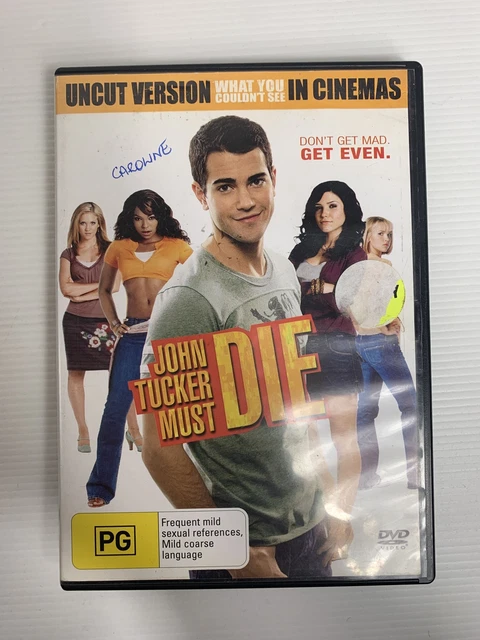 JOHN TUCKER MUST DIE Uncut Version Jesse Metcalfe DVD R4