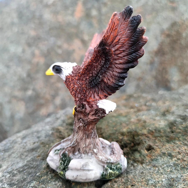 Résine Aigle Figurine Statue Décoration De Table Oeuvre Exquise Pour Les