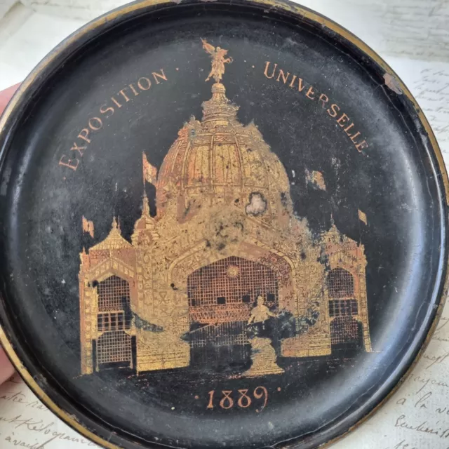 Exposition Universelle 1889 Paris Vide Poche PAPIER MACHE 19thC