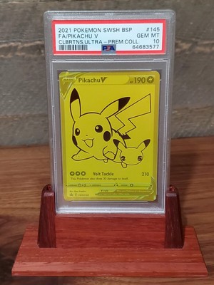 gold pikachu v celebrations
