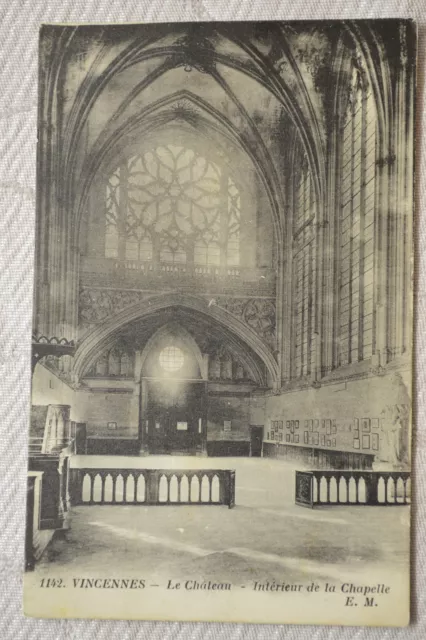 CPA "" VINVENNES - Le Château - Interior of the Chapel