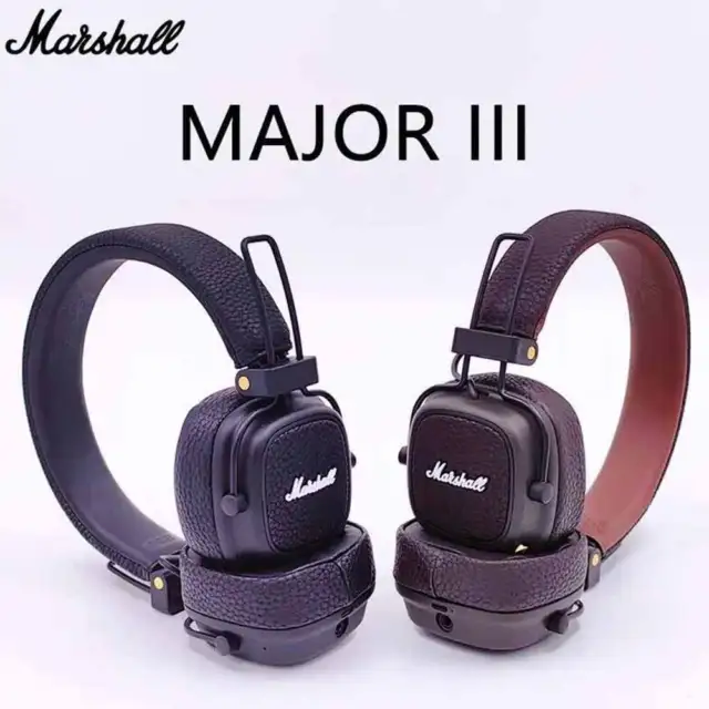 Marshall Major III Wireless Bluetooth On-Ear Headphones Noise-cancelling New