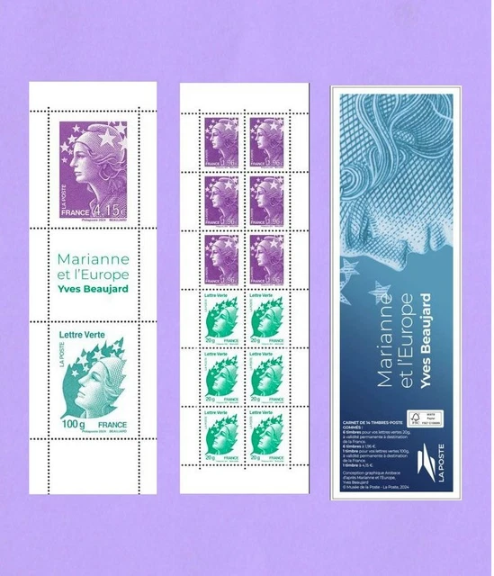 Lot De Timbres France Marianne De Beaujard 2012 - Neufs Sans Charnière, Qualité TTBE