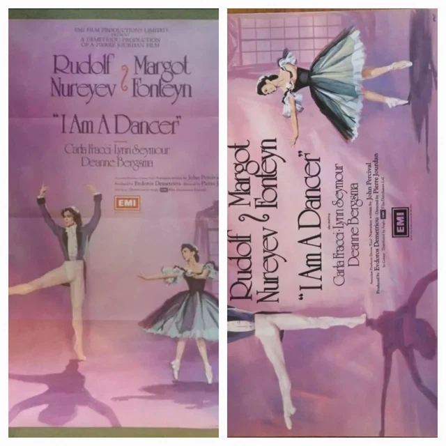 MOVIE POSTER & Press BookletI Am Dancer Margot Fonteyn Rudolph Nureyev