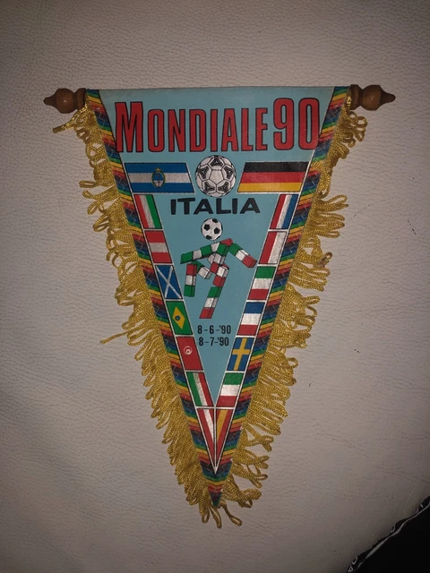 Affiche officielle de la coupe du monde 1990 Banque de photographies et Affiche officielle de la coupe du monde 1990 Banque de photographies et