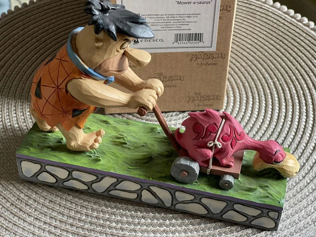 Hannasaurus RARE JIM SHORE Hanna-Barbera Fred Flintstones Figure “Mower-a-Saurus ...