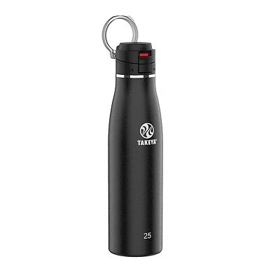 Takeya 25oz Insulated Stainless Steel Travel Mug with Flip-Lock Spout Lid - Onyx