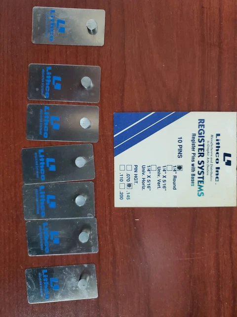 Lithco Register Systems 1/4" Round