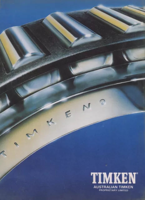 Timken Australia 1983 folder and sales booklet