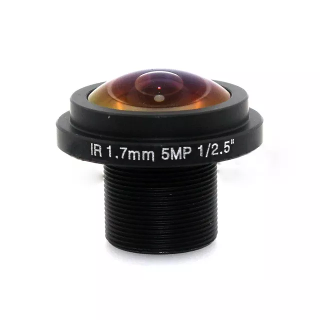 "Set obiettivo attrezzatura telecamera a circuito chiuso F2.0 Fisheye fissato per IP HD 1,7 mm 1/2,5"