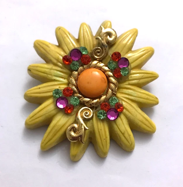 Broche Vintage Jacky De G - Bijou Ancien - Occasion En Superbe état
