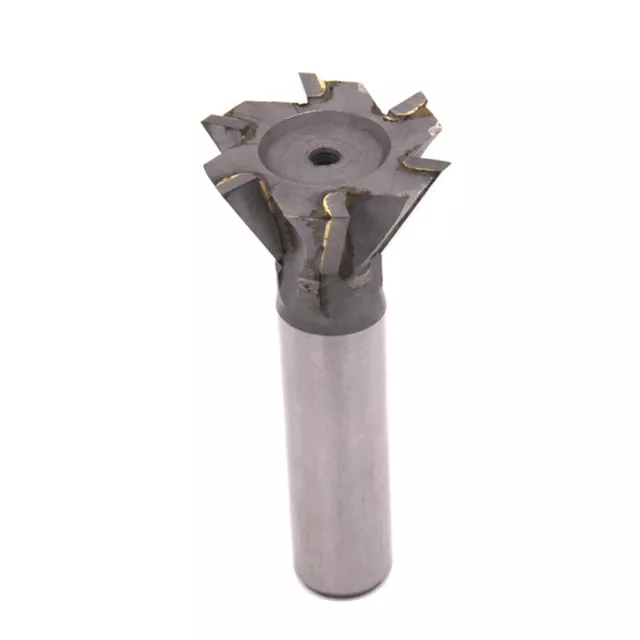 16-60mm HSS Dovetail Cutter End Mill Milling Angle  45° 55° 60° Woodworking Bit