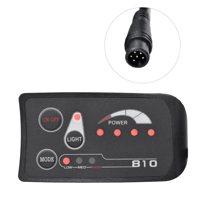 RUANI S810 E-Bike Meter Display 36 V IP65 für -Fahrrad 6-polig