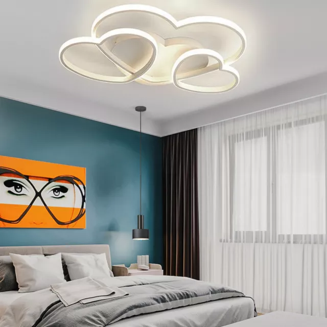 MODERNA PLAFONIERA A LED camera letto soffitto dimmerabile