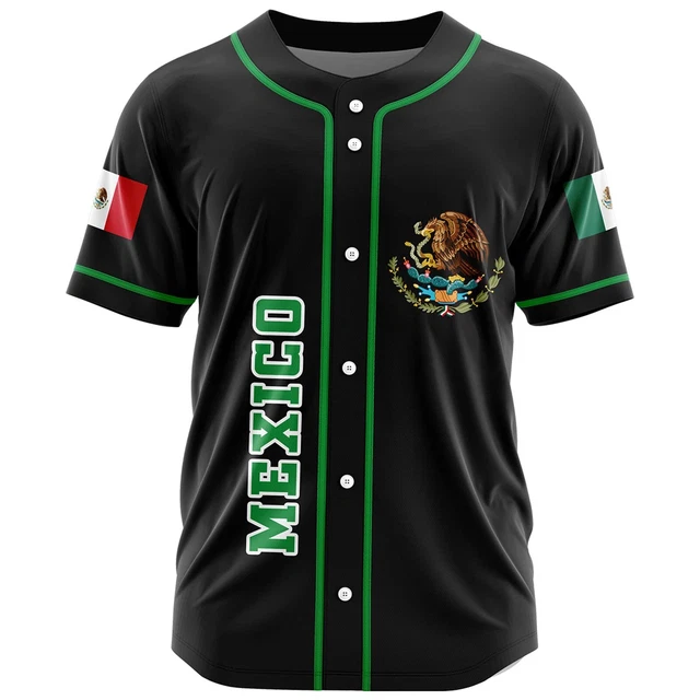 2023 WORLD BASEBALL Mexico Flag Custom Name and Number Baseball PRinted
