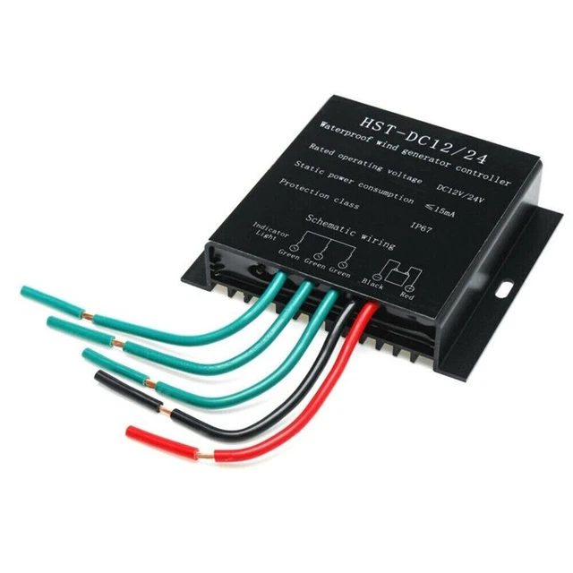 Controller generatore eolico ad alte prestazioni e compatto 1000 W 12 V/24 V