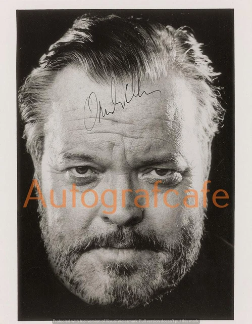ORSON WELLES 10 x 8 Inch Autographed Photo - High Quality Copy Of Original (b)