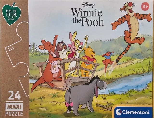 CLEMENTONI & PLAY For Future " Winnie The Pooh 24 Large Pieces Jigsaw ...