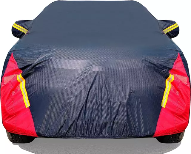 Cubierta Impermeable Para Auto Universal 185-190 Pulgadas Lona Funda De Carro EE. UU.