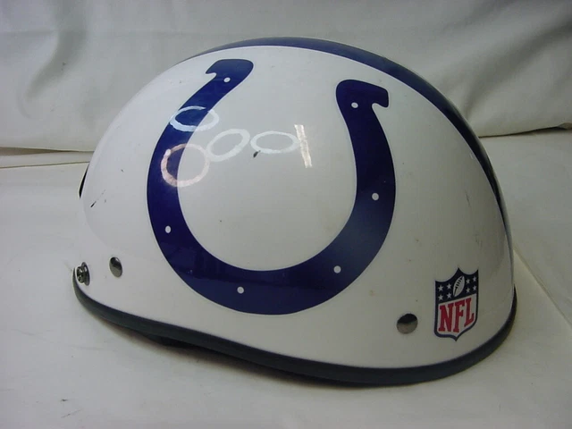Indianapolis Colts Nfl Motorcycle Helmet Bbh Brogies - Men's Large