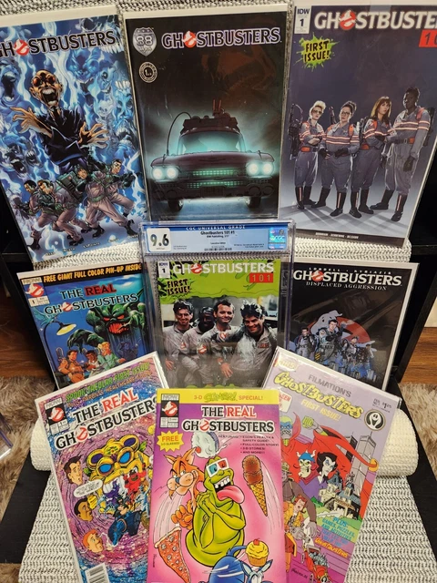 Ghostbusters Comic Lot, #1's and more! CGC 9.6, 9 Comic Book Lot, Bill Murray