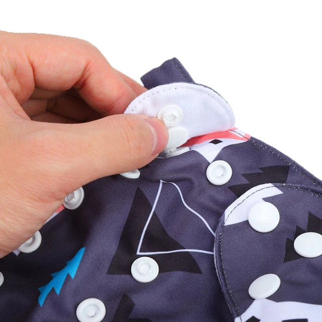 Adjustable Washable Reusable Baby Infant Cloth Diapers Pocket Nappies With Inser