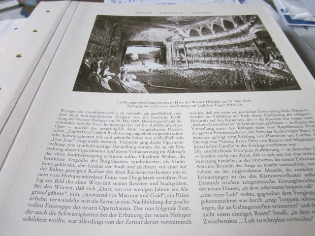 WIEN ARCHIV 3 3017 Eröffnung Wiener Hofoper 25.5. 1869 EUR 5,23