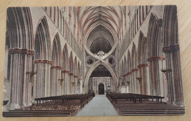 Wells Cathedral Nave East Frith's 23879 Unposted Postcard