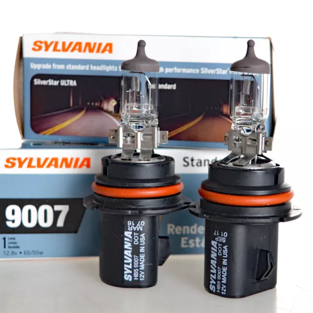 2x OSRAM SYLVANIA 9007 HB5 Glühlampe Lampe 12V 65/55W Halogen Auto Birne USA