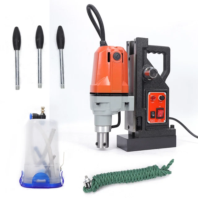 2700 LBS High Speed Magnetic Drill Presses 50mm 12-40mm Metal Mag Annular Drill