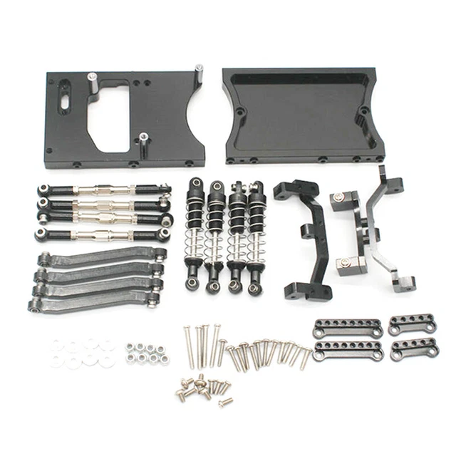 Metal Enclosure Pullbars Solid Mount Shock Damper for Mn D90 D91 Mn99S H6Q5