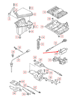 Capteur de Pression dEchappement MoreChioce 059906051A 0281006005 07Z906051B Capteur de Pression de Recirculation des Gaz dEchappement ABS Compatible avec A4 A5 A6 A7 A8 Q5 Q7 
