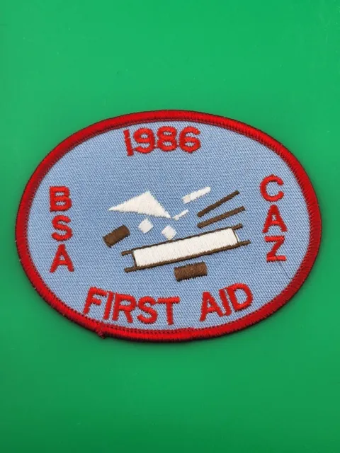 1986 First Aid CAZ Patch BSA Boy Scouts Of America NEW