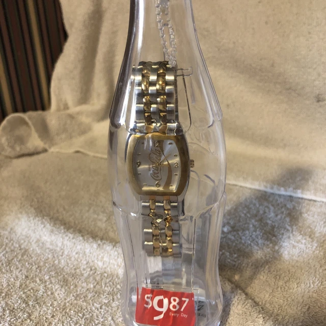 Coca Cola Mens Watch Gold & Silver Color