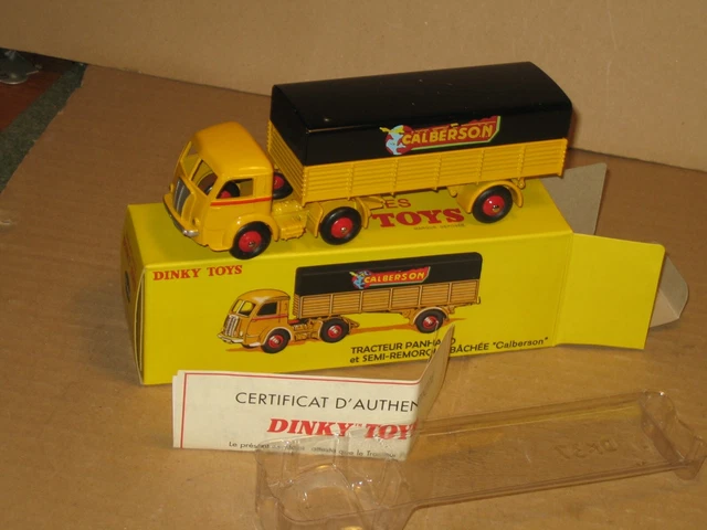 Camion Dinky Toys Panhard Kodak Ancien - Réf 32 AJ - Avec Bâche D'origine